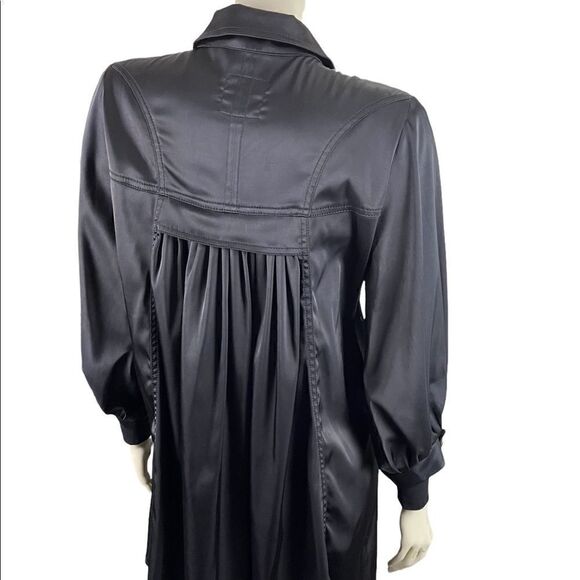 Romeo & Juliet Couture Black Swing Coat Size Large - Picture 5 of 10